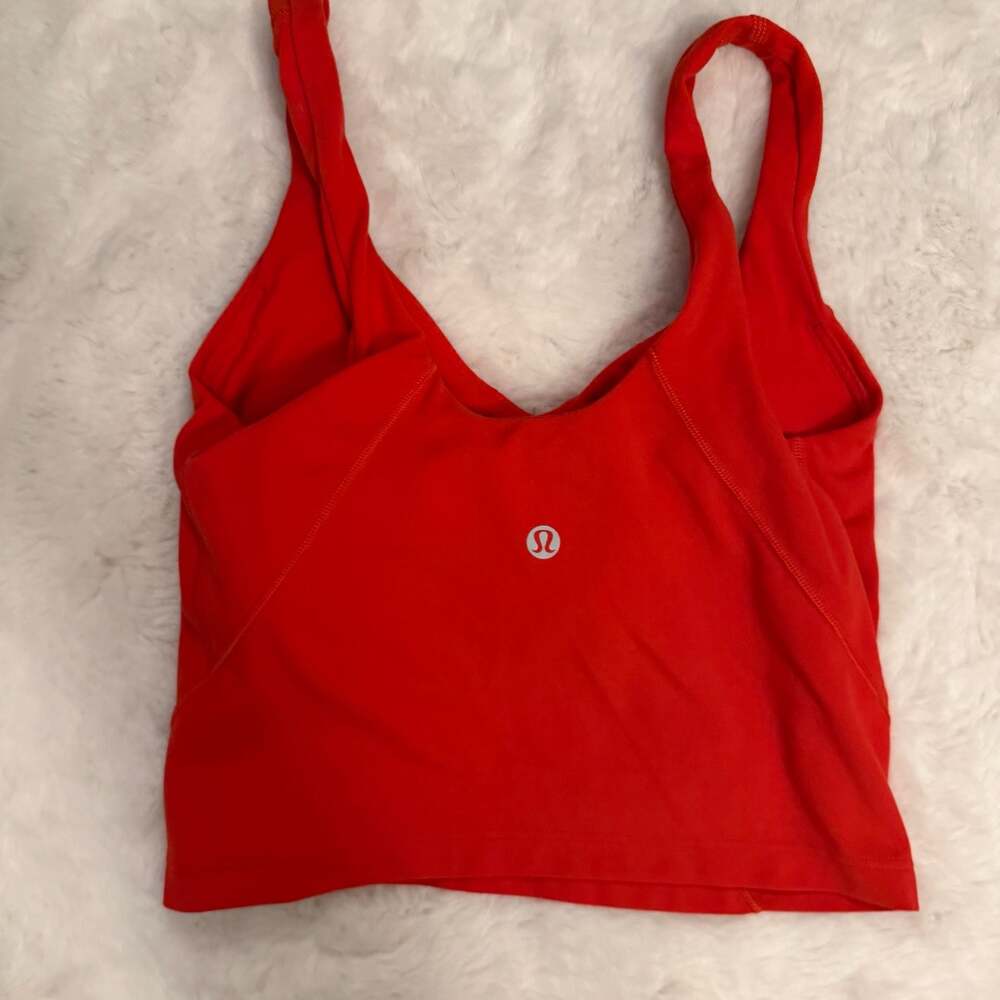 Lululemon Align Tank Top Light Support Dark Red